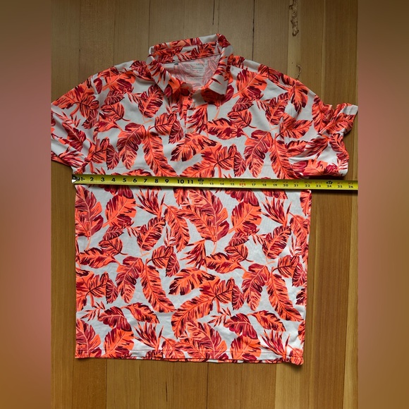 Under Armour The Playoff Polo Golf Shirt Floral Men’s Large AOP - Picture 6 of 7